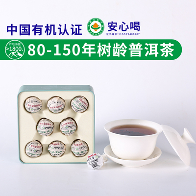 国家有机认证普洱龙珠茶叶1800米海拔云南主产区大叶种更耐泡安心