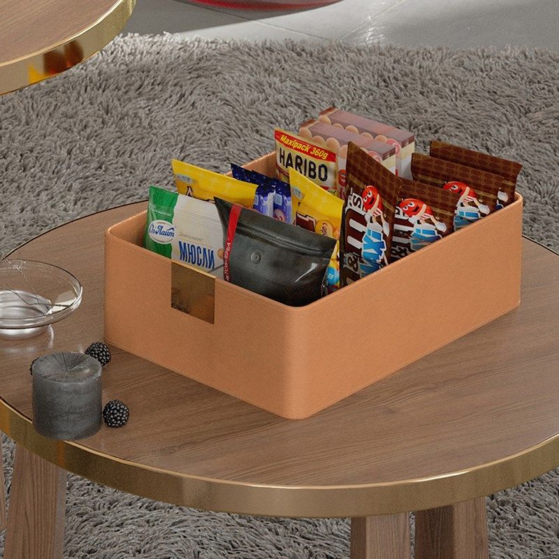 不止收纳家用客厅玄关皮质桌面零食瓜子水果分格收纳盒干果糖果盒,收纳整理,零食收纳筐,淘宝优惠券,粉丝福利购,淘宝优惠卷