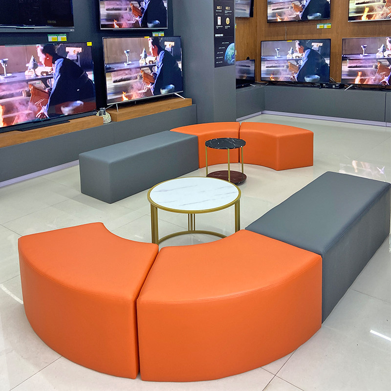 幼儿园培训机构公司大厅休息区接待室休闲创意异形办公沙发凳组合,商业/办公家具,沙发,淘宝优惠券,粉丝福利购,淘宝优惠卷