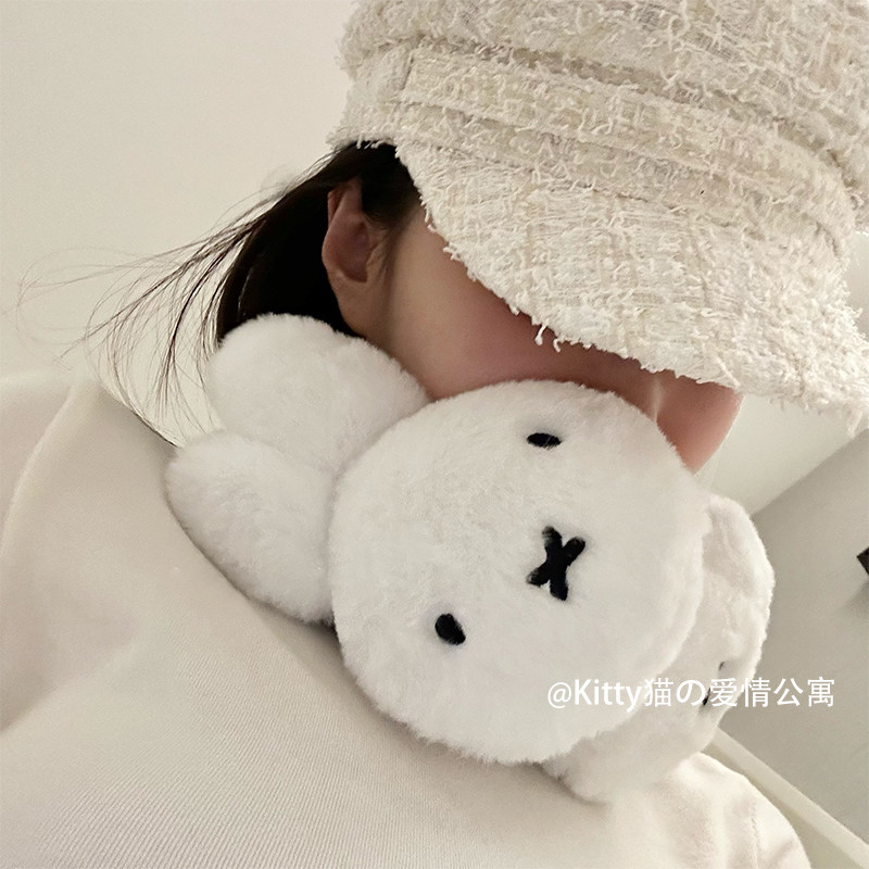 露思同款miffy米菲兔毛绒耳罩耳捂围巾围脖女冬季保暖防冻送礼物,服饰配件/皮带/帽子/围巾,耳套,淘宝优惠券,粉丝福利购,淘宝优惠卷