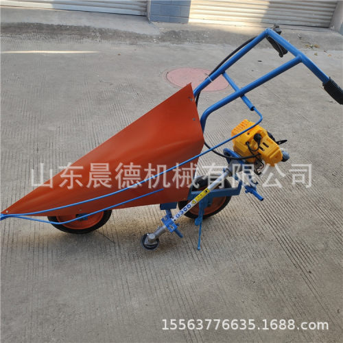 柴油汽油一米宽割晒机 宽幅薄荷割倒艾草放倒放片机