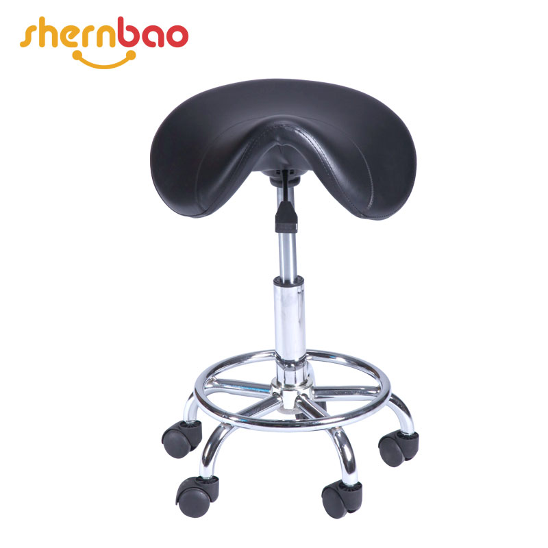神宝宠物美容凳子人体工学椅子旋转马鞍椅升降椅美容师护腰