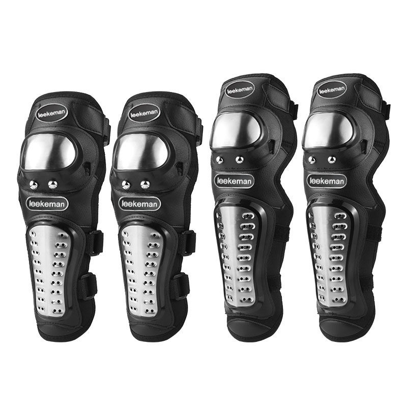 四季款摩托车护膝护肘冬男防风保暖赛机车护具骑行防摔越野不锈钢