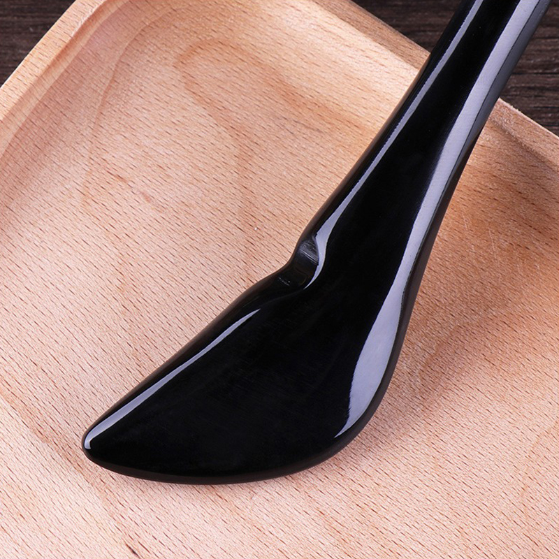 天然水牛角拨筋棒家用面部美容棒经络眼部点穴笔刮痧按摩棒刮痧板