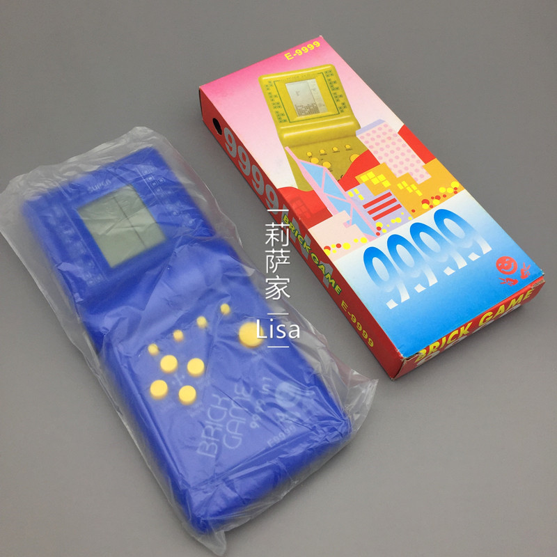 907080后小时候的掌上俄罗斯方块游戏机经典玩具百变掌机