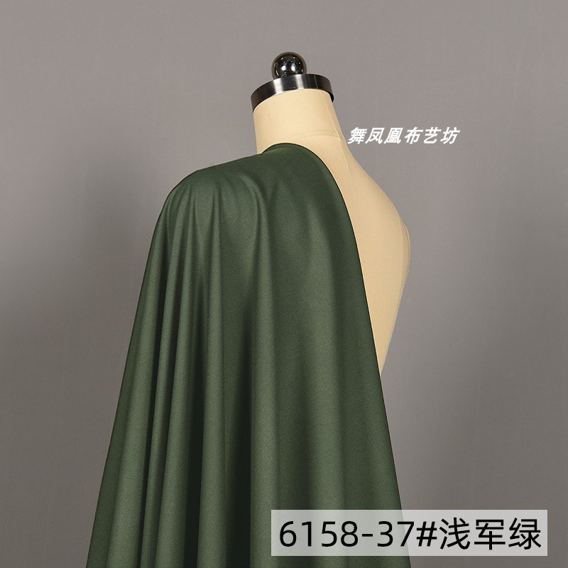 绿色系-哔叽小西装面料 高品质抗皱无弹亲肤西服制服外套设计布料