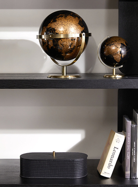 轻奢地球仪摆件办公室好物客厅电视柜书房桌面酒柜家居装饰品