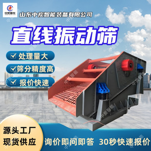 DZSF1025直线洗煤筛 筛分快速 矿用直线洗煤筛 物料磨损低