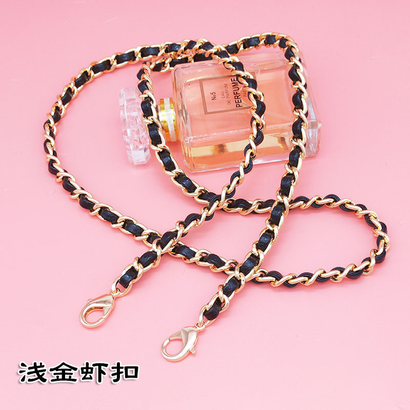 荔枝纹小香风包包链条配件单买小包细链子卡包钱包改造包带鱼子酱