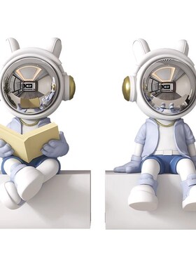 太空人宇航员小摆件客厅酒柜玄关书房家居装饰品轻奢工艺品礼物