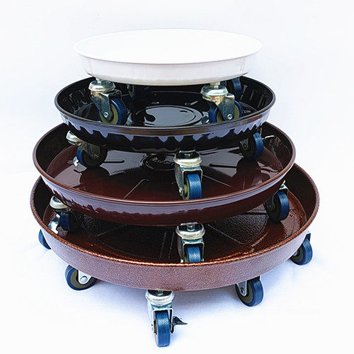 阳台金属铁轮加厚移动花盆托盘圆形万向轮刹车轮底座花架垫底托盘,鲜花速递/花卉仿真/绿植园艺,花托/移动托盘,淘宝优惠券,粉丝福利购,淘宝优惠卷