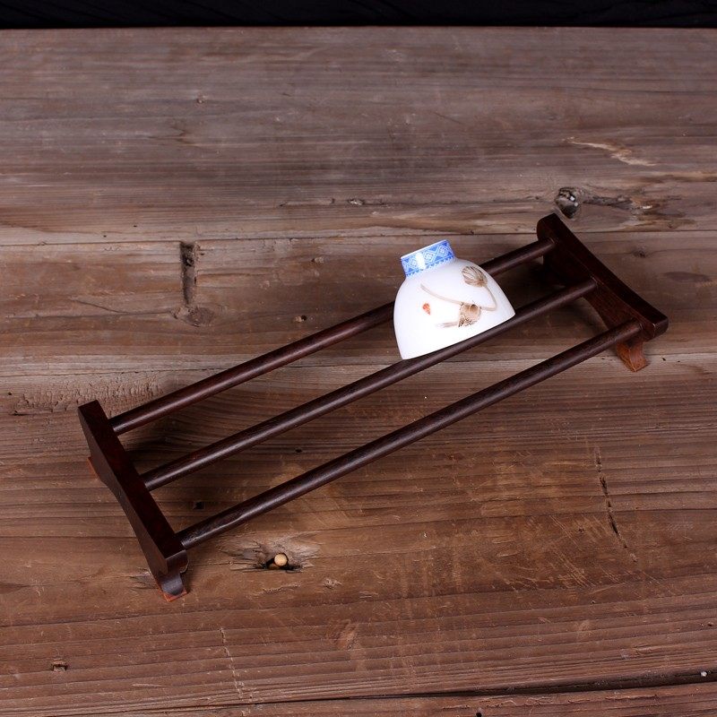 黑檀茶杯架 茶道 功夫茶杯杯架子实木凉杯架茶杯托茶杯垫摆件,餐饮具,茶道/零配,淘宝优惠券,粉丝福利购,淘宝优惠卷