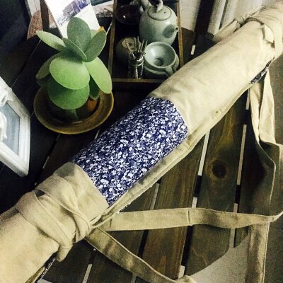 花蘼 竹麻碎荼 多只装古风箫笛子尺八篠笛袋可背电子棉笛