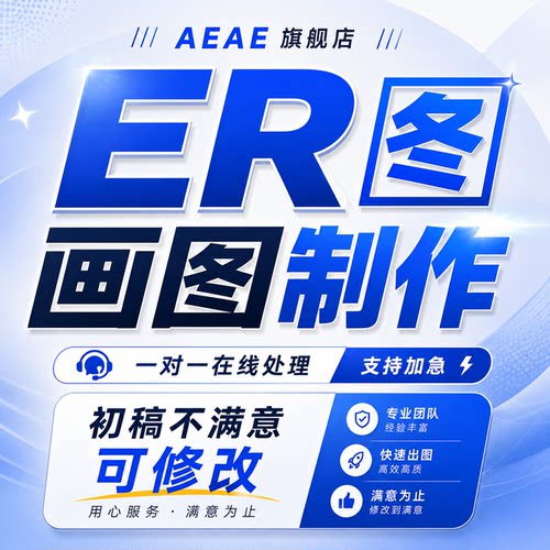 ER图制作代画生成设计数据库系统UML建模流程图用例图活动图mysql