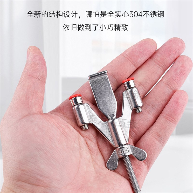 飞机型顶门器免打孔阻门器酒店防盗门挡女生防狼器可调节安全锁扣