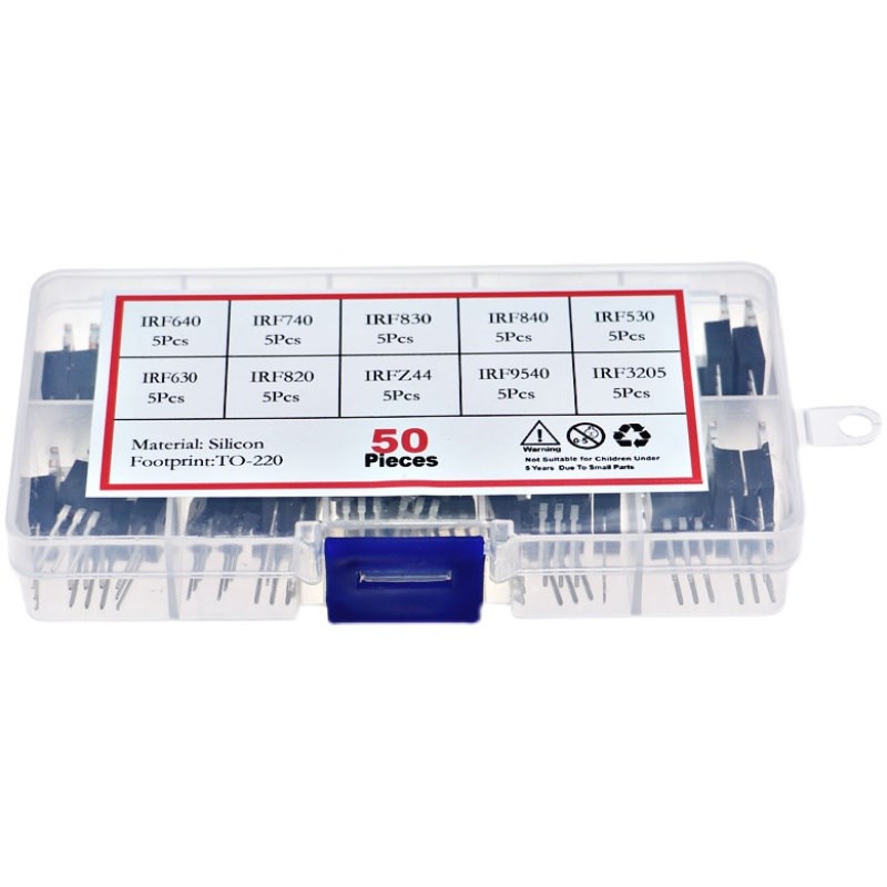 10种50个IRF系列MOS常用场效应管包三极管to-220封装电子元件套包