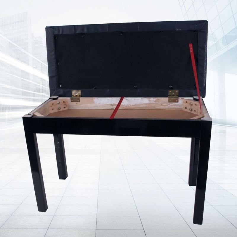 钢琴凳电钢琴凳带书箱可放曲谱PU皮面琴凳软面弯腿钢琴