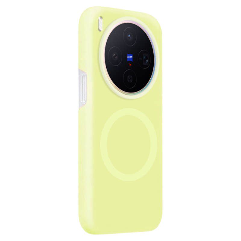 密素奶黄色适用VIVO X300S手机壳果冻液态硅胶保护套magsafe磁吸X300S新款防摔情侣简约软糯男女通用