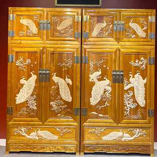 金丝楠木小叶桢楠衣柜全实木中式古典衣柜储物柜卧室家用檀雕实用