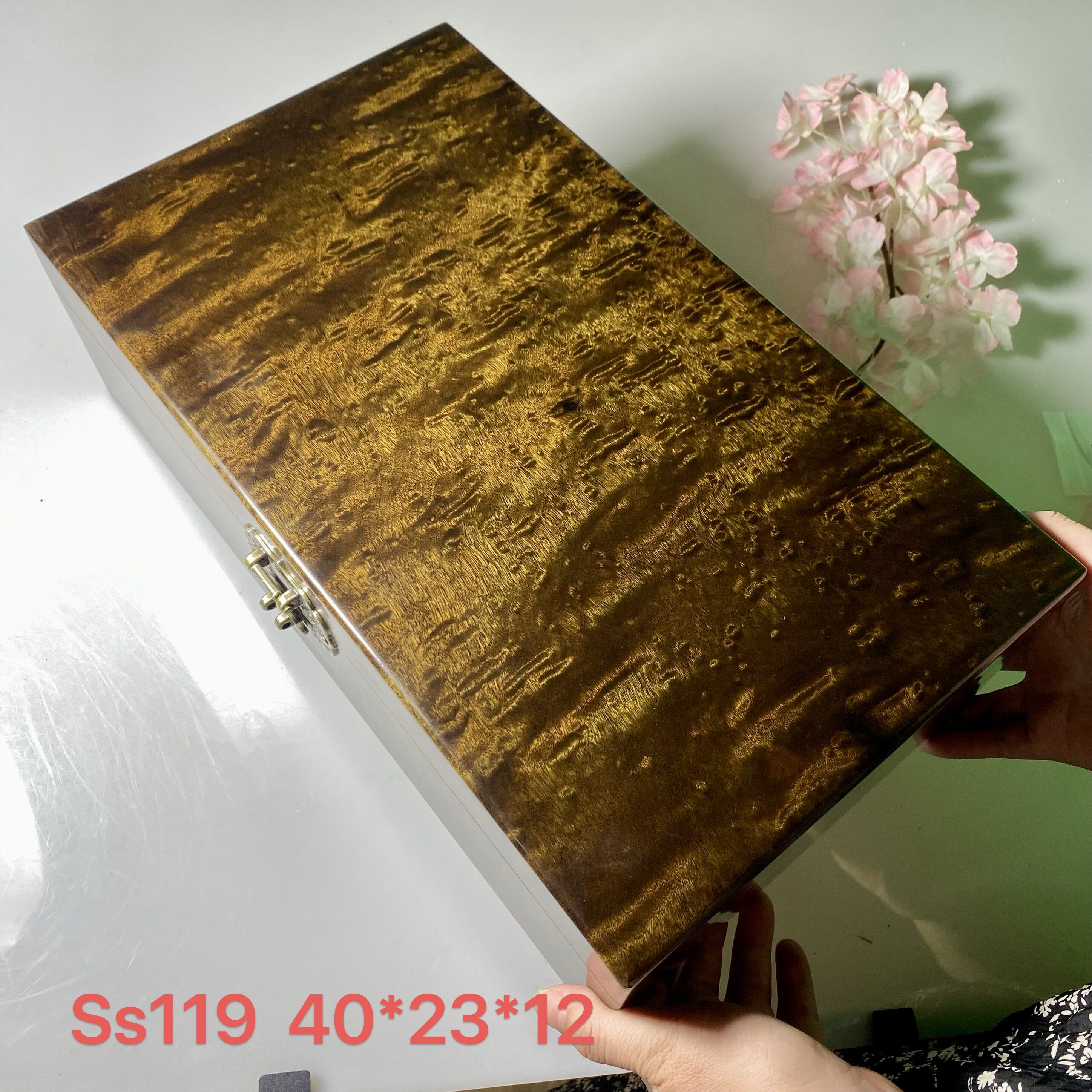 金丝楠木小叶桢楠首饰盒