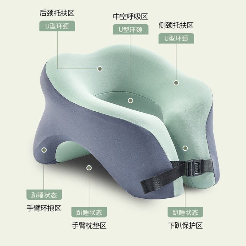记忆棉u型枕旅行护颈枕飞机睡觉枕头脖枕颈椎脖子靠枕便携式u形枕
