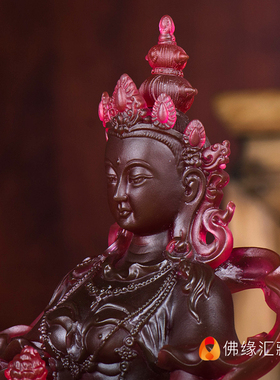 佛缘汇琉璃长寿佛小佛像藏传密宗供奉无量寿佛随身佛居家供奉摆件