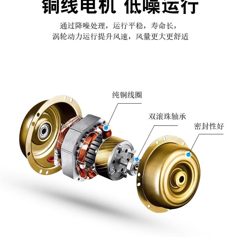 三相电380v伏大电扇牛角扇落地壁挂式工业风扇强力功率工厂车间壁