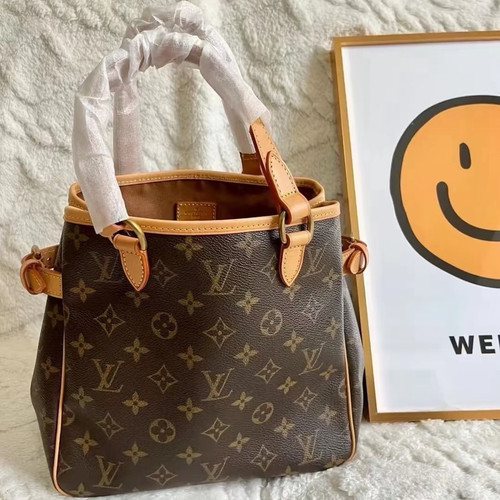 【98新】Louis Vuitton/【小号南瓜托特】/植鞣革修复