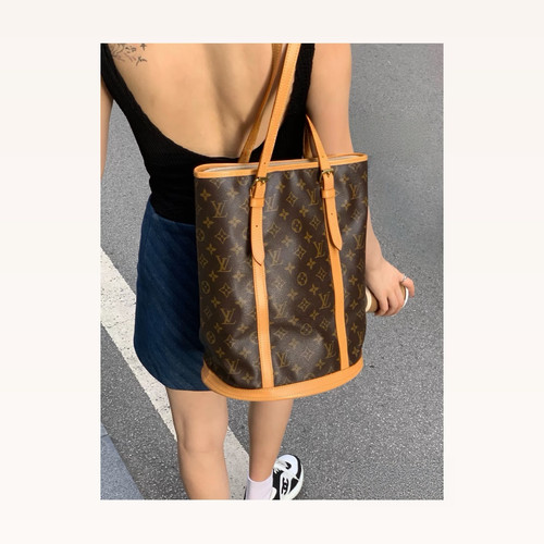 【限时特价】【98新】Louis Vuitton/【大号水桶】/植鞣革修复