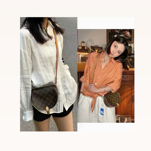 【98新】Louis Vuitton/【小猪马鞍包】/植鞣革修复