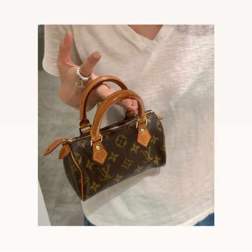 【95新】Louis Vuitton/【中古枕头mini】/植鞣革修复