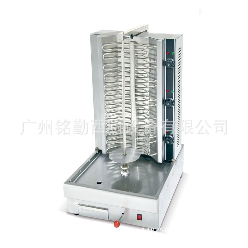 商用三头电热中东烧烤炉 土耳其烤肉炉 烧烤炉 奥尔良烤肉炉