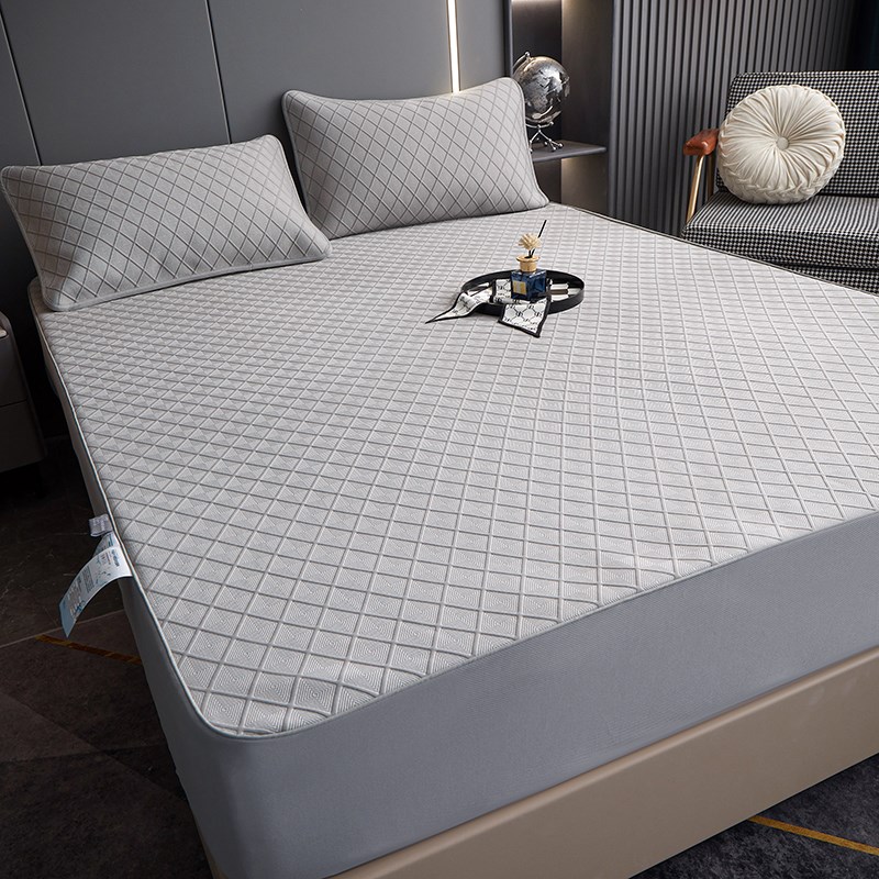 高分子空气层提花床笠降温席冰丝高端席可机洗水洗