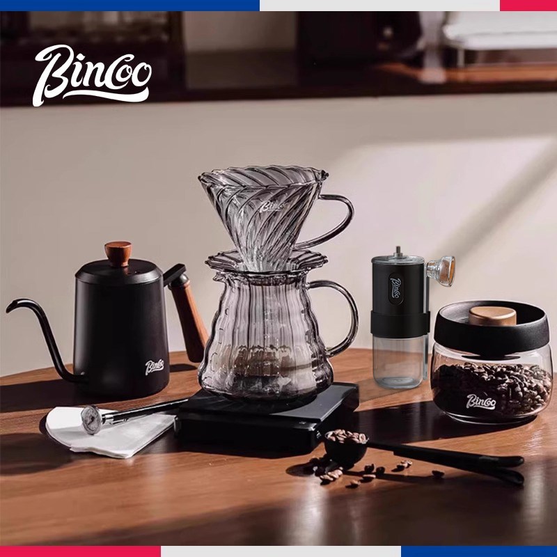 Bno咖啡手冲壶套装家用分享壶V滤杯滴滤咖啡壶咖啡过滤器具