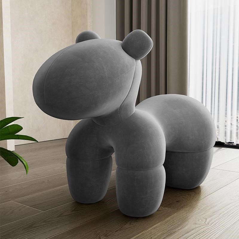 昌小马椅ins创意网红沙发动物座椅休闲卡通PonyChair儿童小马凳