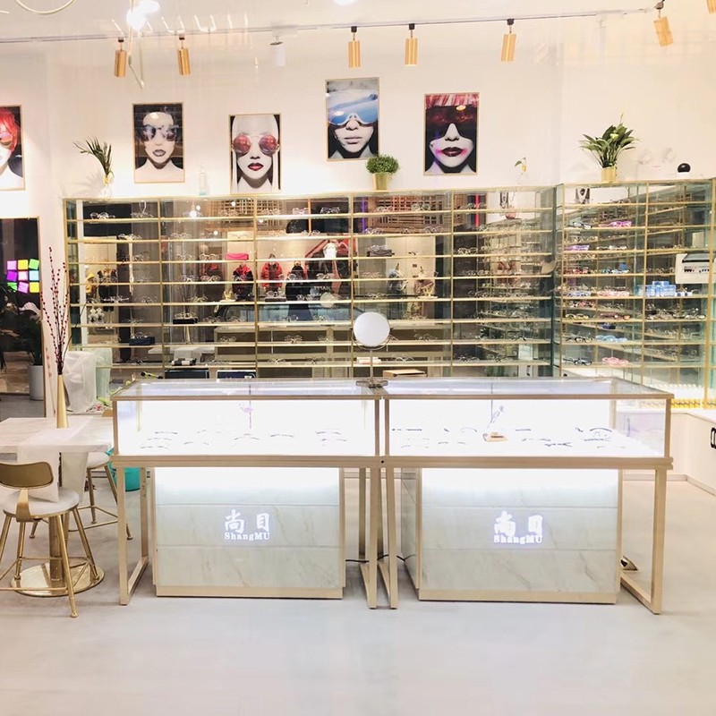 珠宝陈列柜精品玻璃展柜饰品展示柜手表首饰展示台样品手机柜台