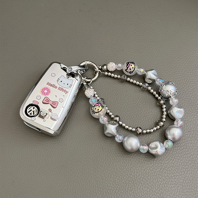 钥匙盖速腾腾悦宝莱Poo朗逸途悦悦7菱都扣壳