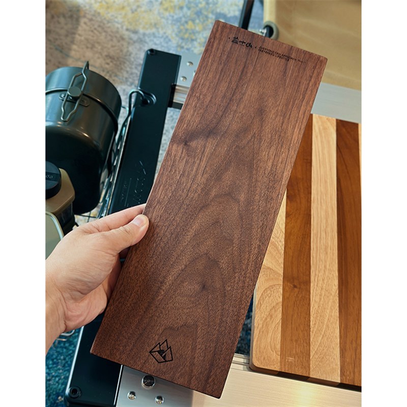 燕十山露营黑胡桃原木IGT露营桌面半单元板雪峰onway等igt桌通用