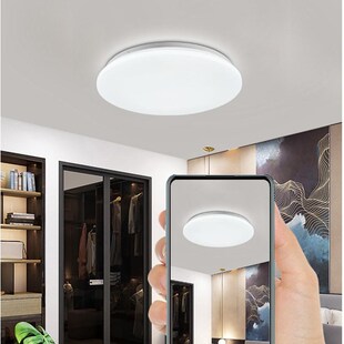 LED吸顶灯110V宽电压3000K黄光阳台过道灯卧室灯4000K中性光灯具