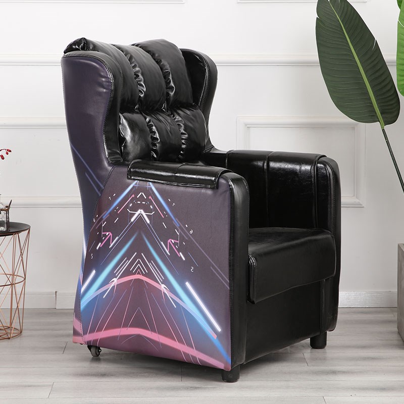 新款网吧竞技椅网咖单人沙发套装组合办公电竞家用一体台式电脑桌