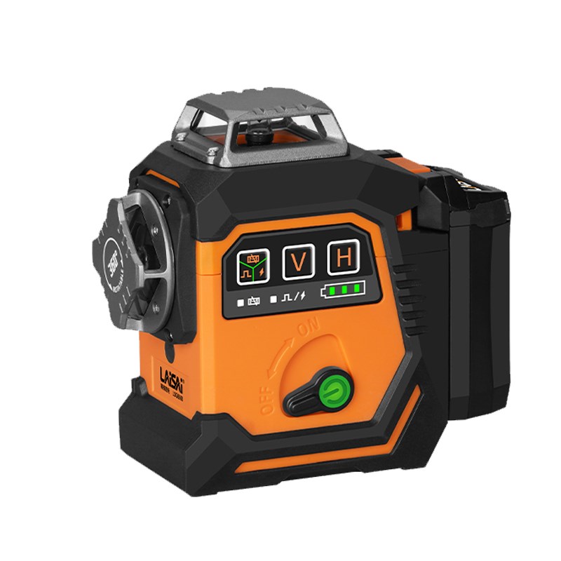 莱赛激光12线水平仪高精度强光细线LSG6668红外线贴墙仪自动调平