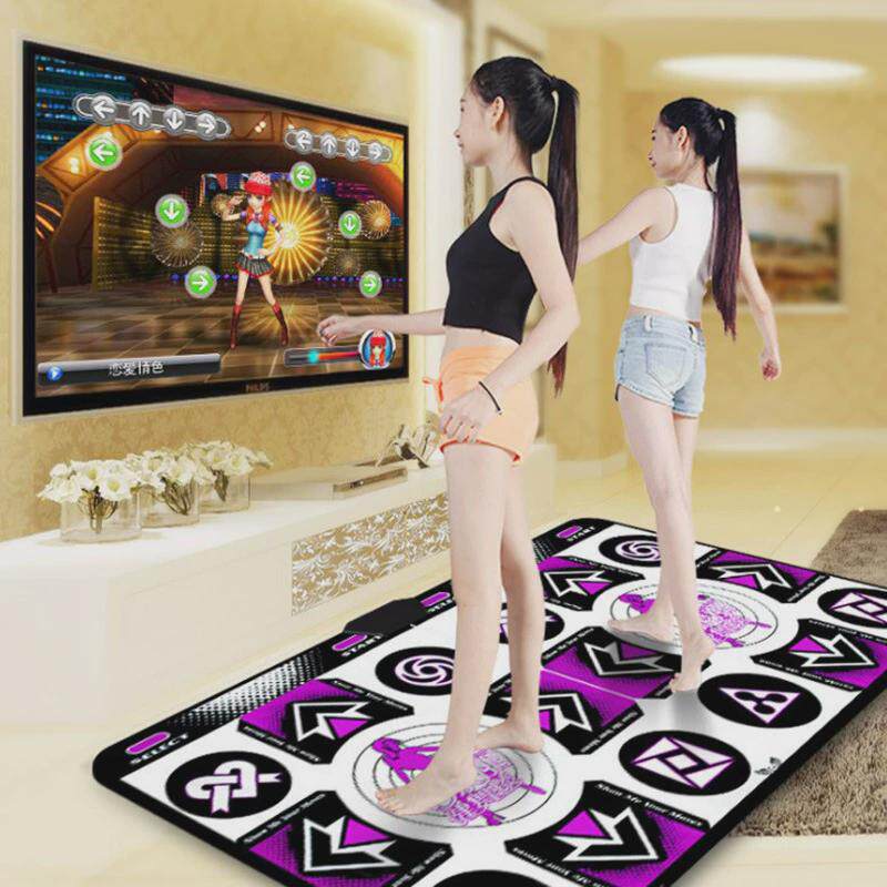 跳舞体感游戏家用毯机电视双人无线接口厅电玩儿童专电脑用用健身