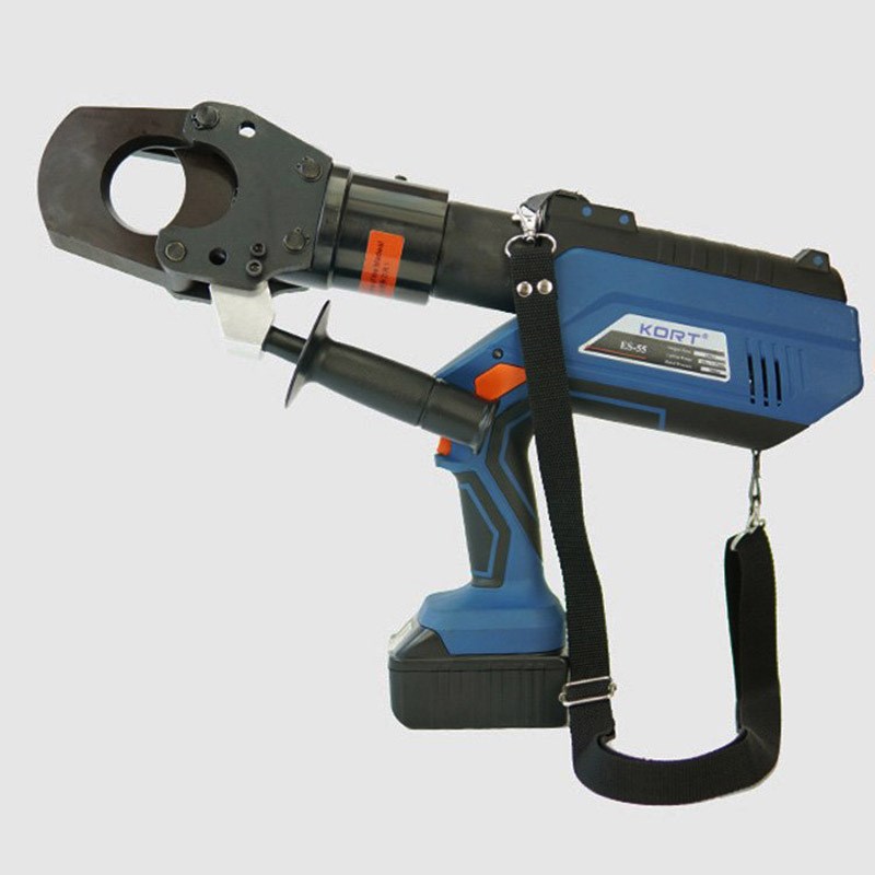 ES-55电动液压切刀55mm铜铝电缆断线剪手持式20mm钢棒剪线钳