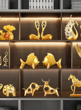 家居客厅酒柜装饰品摆件餐边柜子办公室桌面书房书柜高端组合