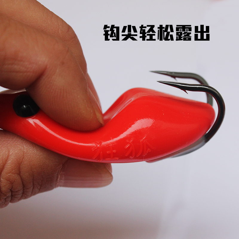 狂狐一号新款雷蛙软式亮片改装黑鱼垂钓专杀远投重草毒蟾路亚假饵