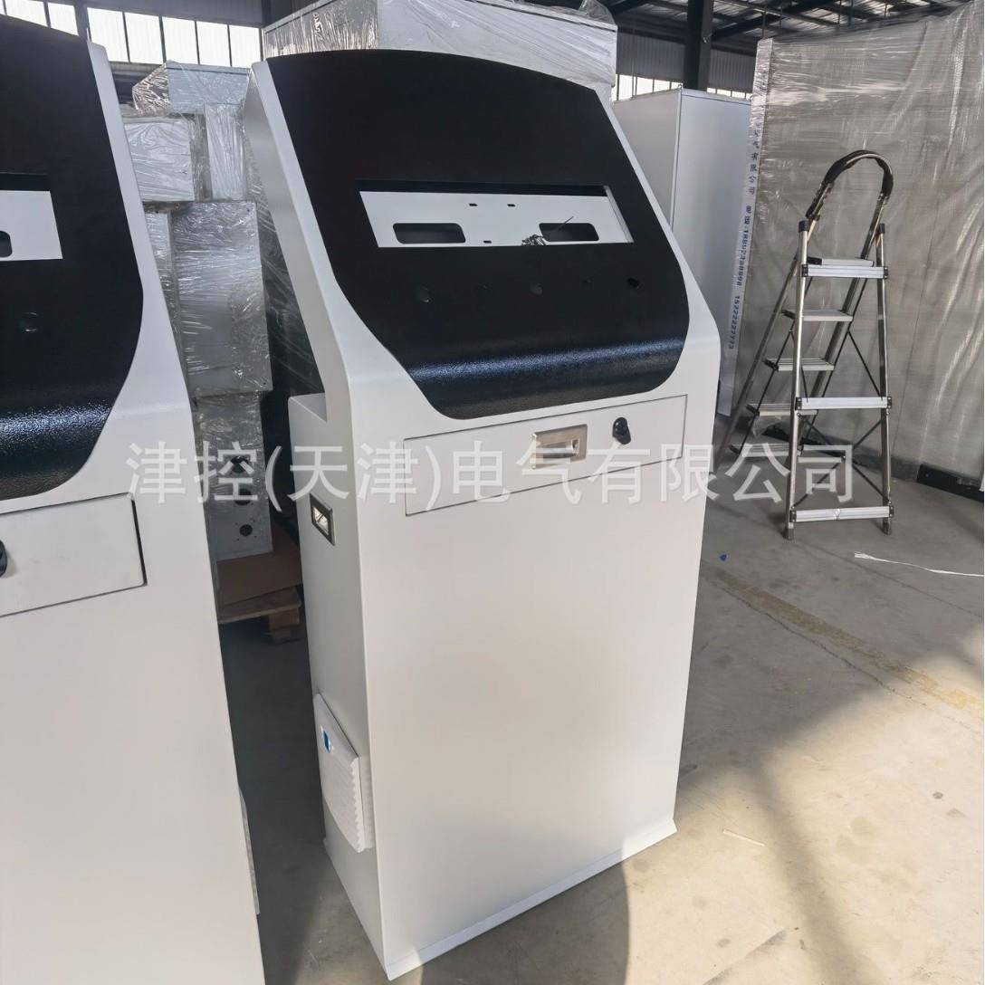 立式键盘抽屉触摸屏一体机自助查询机触控终端车间操作台取号机