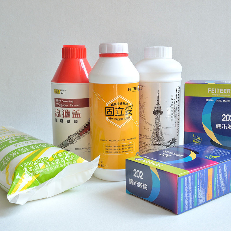 家装环保墙纸墙布壁画施工胶水套装 胶粉基膜工具