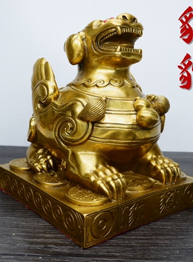 貔貅摆件一对大号鎮宅皮丘 家居客厅玄关中式摆件