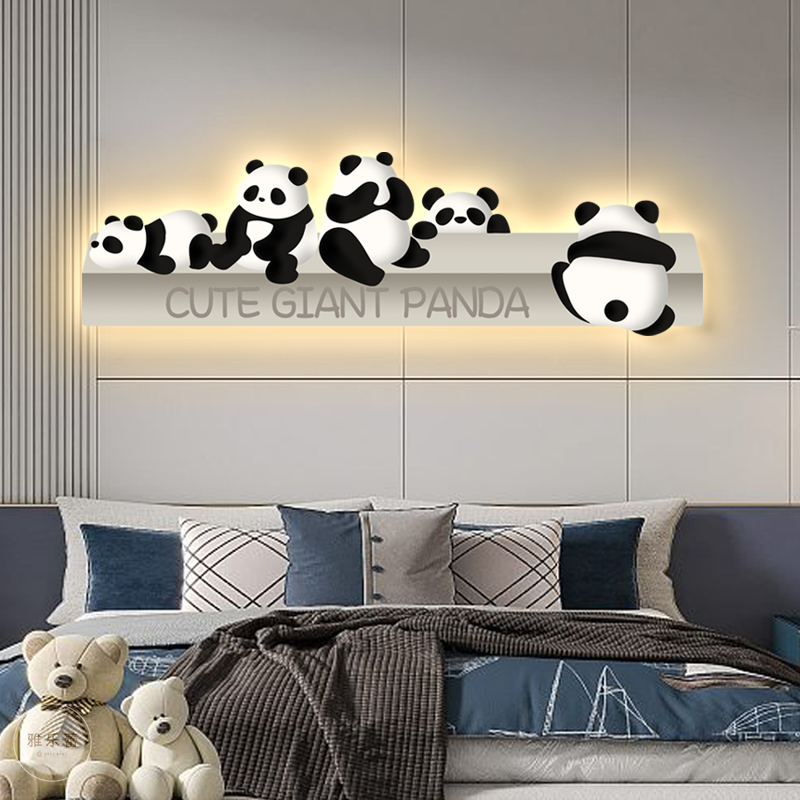 奶油风主卧室装饰画奶油风儿童房床头挂画客厅沙发背景墙气氛灯画