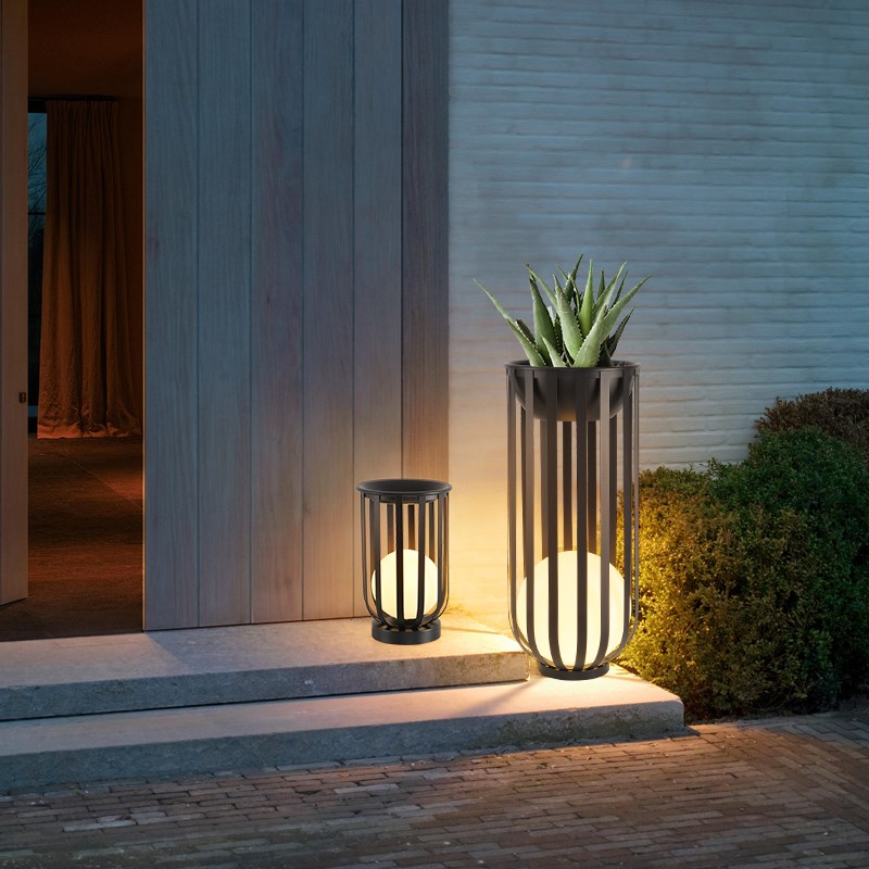 太阳能户外防水落地灯草坪庭院花园露台氛围灯置物花架室外景观灯